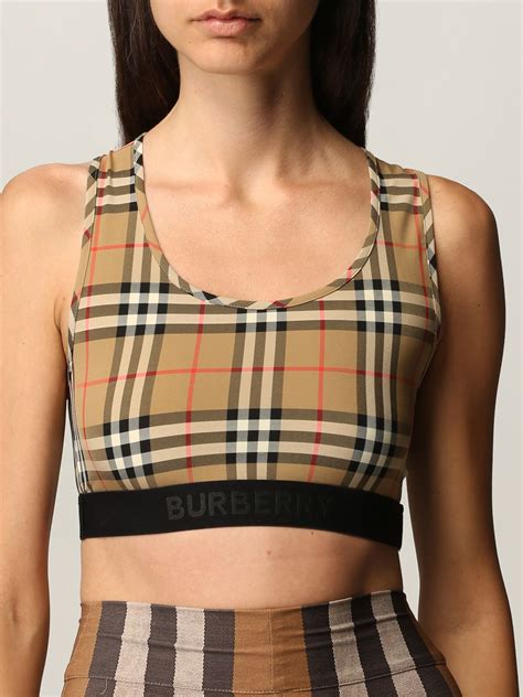 burberry print cropped top|fwrd burberry cropped top.